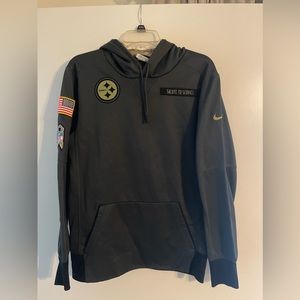 On Field Salute to Service Steelers Hoodie